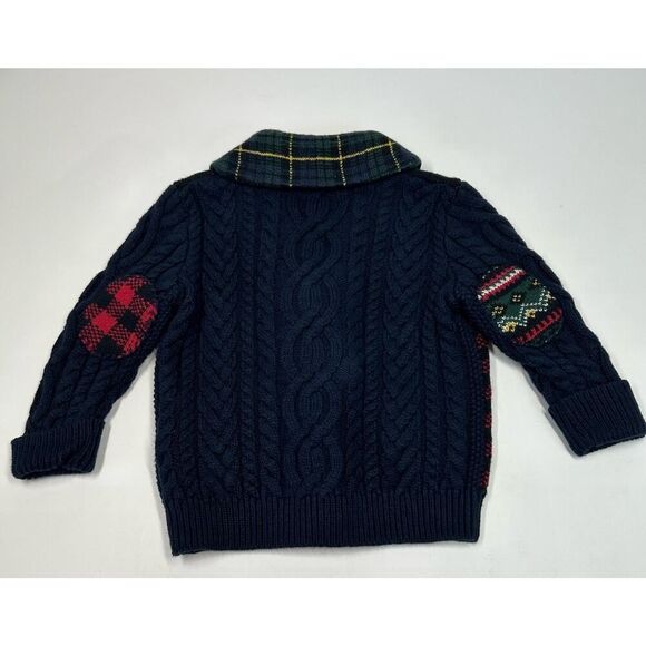 Polo Ralph Lauren Baby Holiday Sweater with Nutcracker Patch Size 9M/12M - Picture 3 of 6